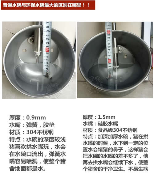 豬用不銹鋼環保水碗